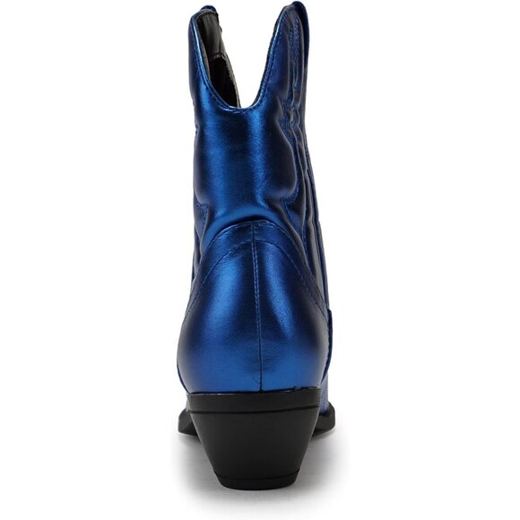 Soda RIGGING Ankle Mid Shaft Boots Women Red Synthetic Rubber Western Stitched - Picture 2 of 4